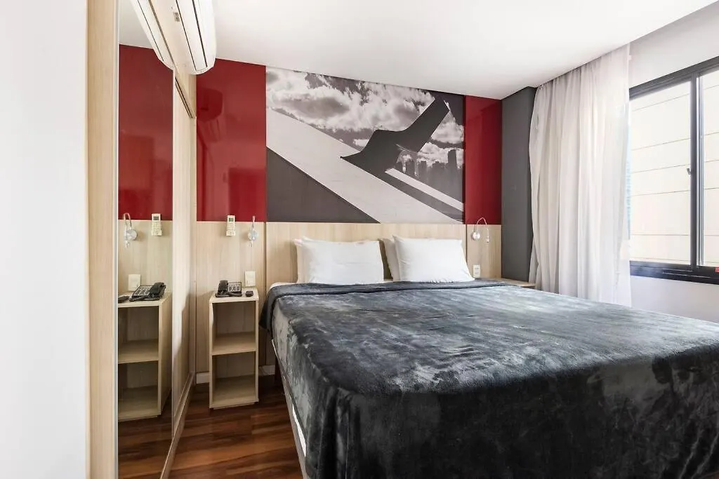 Flat - Apto C Quarto Sala E Cozinha - Timesquare São Paulo