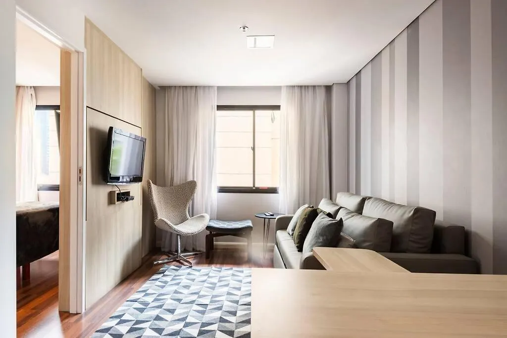Flat - Apto C Quarto Sala E Cozinha - Timesquare São Paulo