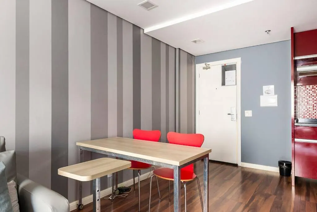 Flat - Apto C Quarto Sala E Cozinha - Timesquare São Paulo Apartamento