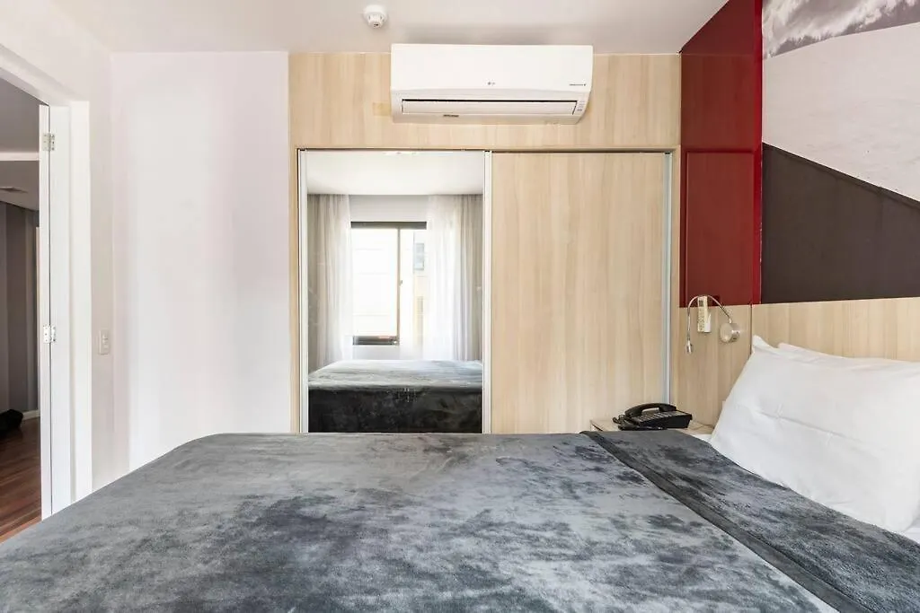 Flat - Apto C Quarto Sala E Cozinha - Timesquare São Paulo