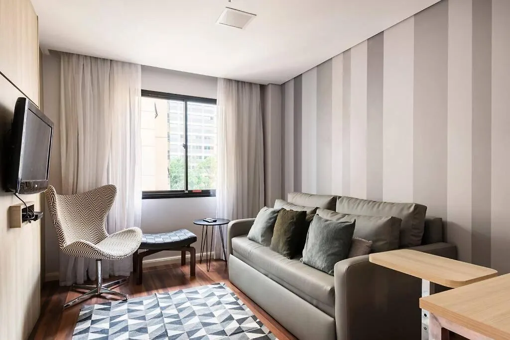 Flat - Apto C Quarto Sala E Cozinha - Timesquare São Paulo