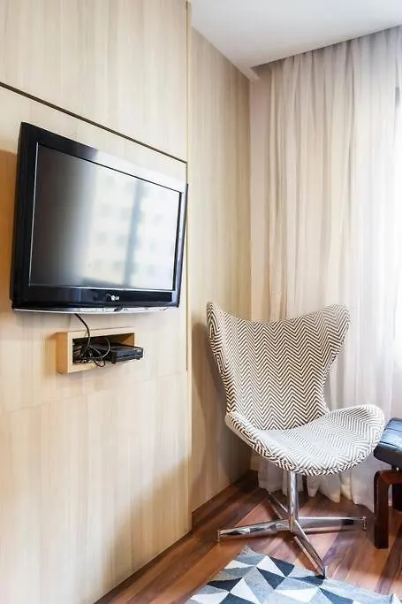 Flat - Apto C Quarto Sala E Cozinha - Timesquare Sao Paulo Apartment